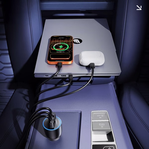 Orico PowerLink 165W USB-A + 2x USB-C automobilinis įkroviklis - juodas