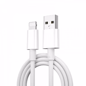 WiWU - Classic serijos duomenų kabelis Wi-C006 USB A į Lightning 2,4A - baltas