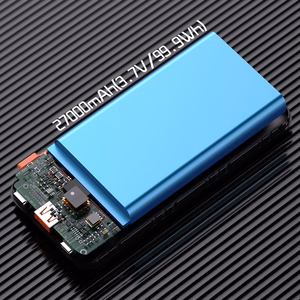 Dudao K15Max 30000mAh PD 22,5W išorinė baterija su USB-C ir Lightning laidais - balta