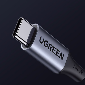 Ugreen 2in1 USB-C laidas - 2xUSB-C PD 140W 2m - juodas