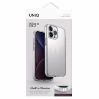 Uniq LifePro Xtreme Magnetinis įkrovimo dėklas iPhone 15 Pro Max telefonui - skaidrus