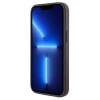 Guess 4G Printed Stripes Magnetinis dėklas telefonui iPhone 15/14/13 - rudas