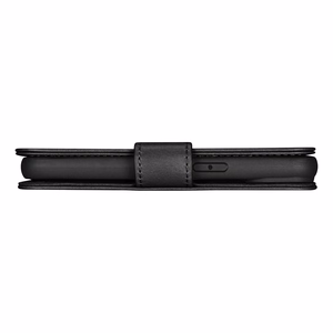 iCarer Aliejaus Vaško Piniginės Dėklas 2in1 Dangtelis iPhone 14 Plus Anti-RFID Odinis Atverčiamas Dėklas Juodas (WMI14220723-BK)