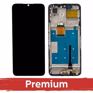 LCD ekranas suderinamas su Huawei Honor X8 (5G) 2022 juodas su rėmeliu OEM