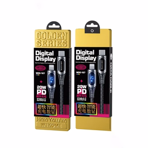 WEKOME WDC-167 Sakin Series USB-C–Lightning įkrovimo ir duomenų laidas, 1 m, PD 20 W, „Tarnish“ spalvos