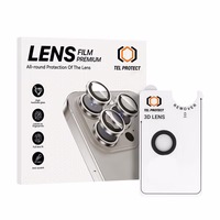 Apsauginis stiklas objektyvui Tel Protect 3D Lens Aramid Series (1 vnt.) iPhone 17 Air juodas