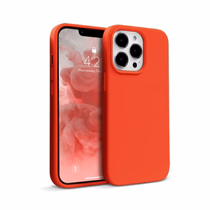 Crong Color Cover dėklas, skirtas iPhone 13 Pro Max, raudonas