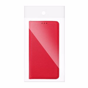 SMART CASE knygos tipo dėklas telefonui MOTOROLA E22 / E22i raudonas