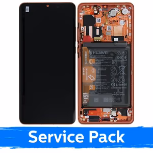 LCD ekranas suderinamas su Huawei P30 Pro su rėmeliu / Amber Sunrise / (Service Pack)