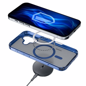 3mk Frosty MagCase синий Чехол для Apple iPhone 16 - синий