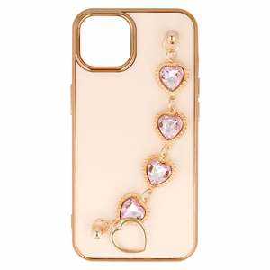 Madingas dėklas telefonui Iphone 14 Plus dizainas 2 šviesiai rožinė