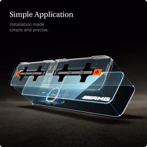 Spigen grūdintas stiklas "EZ FIT" rinkinys MERCEDES E-CLASS 2020 / 2021