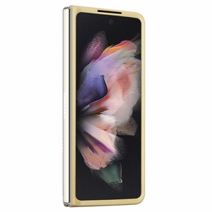 Guess Glitter Script dėklas telefonui Samsung Galaxy Z Fold 5 - auksinis