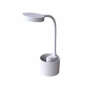 Desk LED Lempa 5W with pen laikiklis PURE FLB-20 AGNES baltas Forever Light