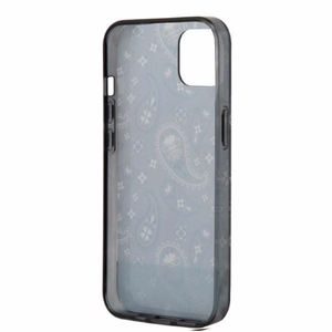 Guess GUHCP14MHGBNHK iPhone 14 Plus 6.7 "juodas/juodas kietas dėklas Bandana Paisley