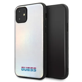 Guess GUHCN65BLD iPhone 11 Pro Max - sidabro Iridescent
