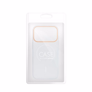 Dėklas GO ORANGE suderinamas su MagSafe skirtas IPHONE 17 skaidrus