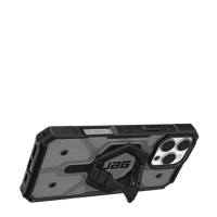 UAG Pathfinder skaidrus Magnetinis rinkinys su Magnetiniu žiediniu stovu iPhone 16 Pro Max - juodas