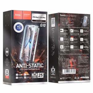 HOCO grūdintas HD apsauginis stiklas Anti-static (rinkinys 25in1) – daugiapakuotė, skirta iPhone XS Max / iPhone 11 Pro Max (G10)