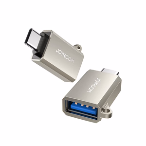 Adapteris Joyroom (S-H151) iš Type-C į USB (OTG) sidabrinis