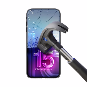 Гибридное стекло 3mk FlexibleGlass v2.0 для Apple iPhone 15 Pro Max