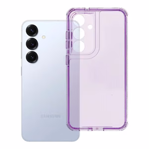 MATRIX CLEAR dėklas telefonui SAMSUNG S25 šviesiai violetinis