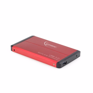 Gembird EE2-U3S-2-R 2.5" HDD dėžutė raudona