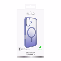 Puro Gradient TPU magnetinis dėklas telefonui iPhone 17 - rožinis