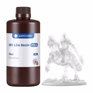 ANYCUBIC ABS tipo derva Pro 2 (spalva: skaidri)