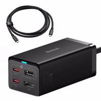Kroviklis BASEUS GaN 2x USB-C, USB-A, HDMI 4K, 67W, PPS, PD, QC, USB4