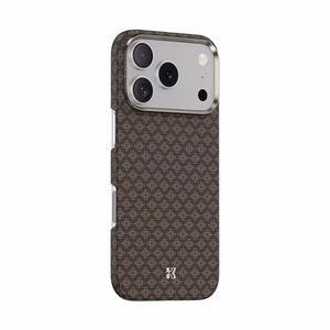 "Benks" magnetinis šarvas "Air Armor Grid Kevlar Case Metal Frame 600D (A070) for Iphone 17 Pro Max gold