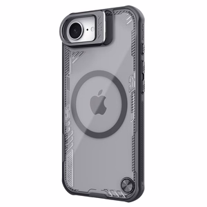 Nillkin Iceblade Prop magnetinis dėklas su stovu iPhone 16e telefonui - juodas