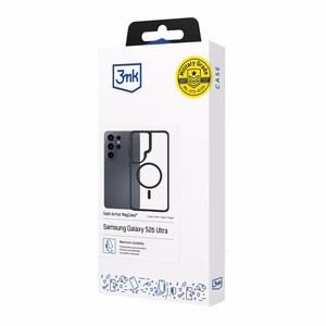 3mk Satin Armor MagCase for Samsung Galaxy S26 Ultra - skaidrus juodas
