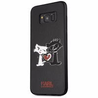 Karl Lagerfeld Choupette In Love Dėklas telefonui Samsung Galaxy S8 Plus - juoda