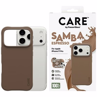 CARE by PanzerGlass Stilingas Samba Magnetinis dėklas telefonui iPhone 17 Pro - rudas