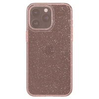 Spigen Liquid Crystal Glitter dėklas telefonui iPhone 15 Pro - rožinis/skaidrus