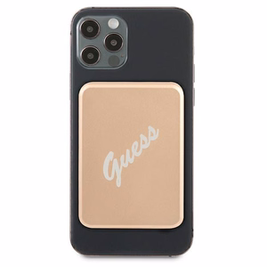 Magnetinė išorinė baterija Guess 5W GUPBMSVSLG 3000mAh auksinė MagSafe