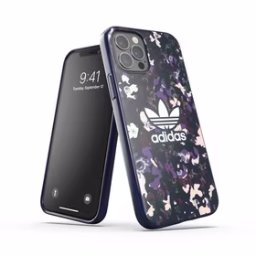 Adidas OR SnapCase Grafikos dėklas iPhone 12 Pro / iPhone 12 - alyvinė