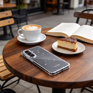 Tech-Protect FlexAir Dėklas for Samsung Galaxy A57 5G - Clear Glitter