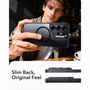 "ESR Classic Hybrid MagSafe" dėklas "Samsung Galaxy S26 Ultra" - skaidrus, juodas