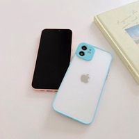 Milky dėklas silikoninis lankstus permatomas dėklas Samsung Galaxy A42 5G rožinis