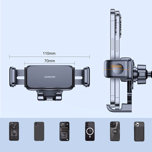Joyroom JR-ZS283 automobilinis telefono laikiklis oro angai juodas