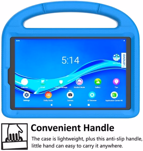 Dėklas Shockproof Kids Samsung X200/X205 Tab A8 10.5 2021 tamsiai mėlynas