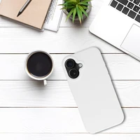 Tel Protect silikoninis dėklas telefonui Iphone 16 baltas