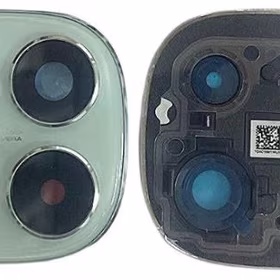 Xiaomi Redmi Note 14 Pro 5G kameros stikliukas su rėmeliu Green ORG