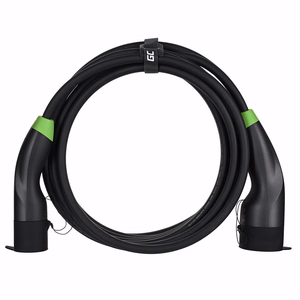 Green Cell EVKABGC04 elektromobilių įkrovimo kabelis Juoda Type 1 Type 2 3 7 m