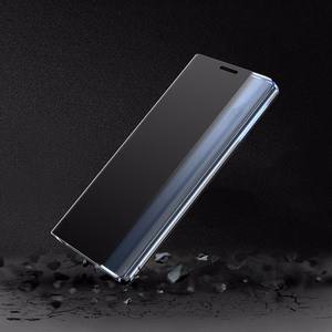 Sleep Case knygos tipo dėklas su išmaniu langu iPhone 13 mini rožinis