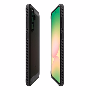 Spigen Rugged Armor dėklas telefonui Samsung Galaxy A56 5G - juodas