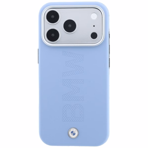 BMW Sign Centered Deboss MagSafe dėklas, skirtas iPhone 17 Pro / 18 Pro – mėlynas