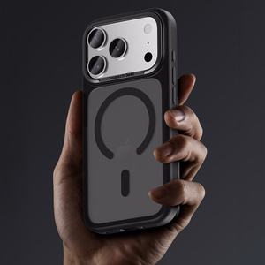 Benks Magnetic Mist dėklas su metaliniu rėmeliu (C.K.FF.AP.BK.0072) iPhone 18 Pro/17 Pro, juodas, su kameros valdymo mygtuku